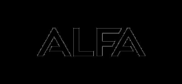 Logo for selskapet Alfa